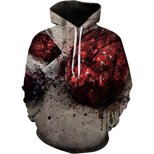 New Terror 3D Printed Hoodie For Men Women 3D Anime Horror Sweatshirts Hoodies Casual Streetwear Sportswear Hooded Tops Pullover
