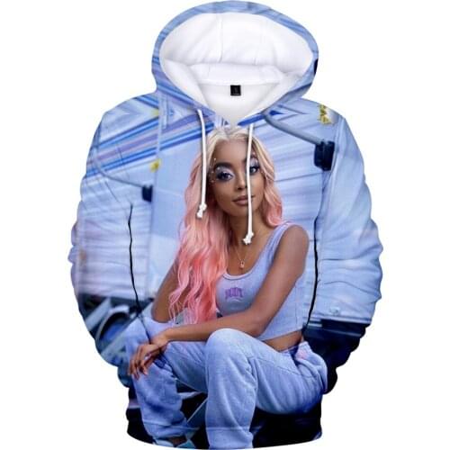 Skai Jackson 3D Hoodie Fashion Childrens Winer 3D Hoodies Sportswear Clothing Hip hop Sweatshirts Loose Women Men Tops Coats