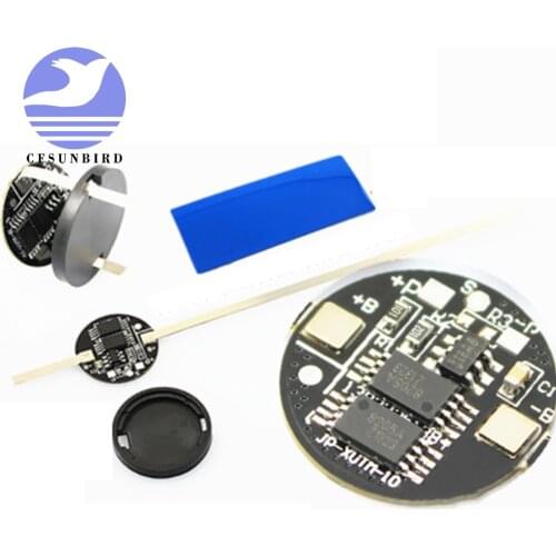 3.7v 18650 diy lithium battery protection board pcm pcb nickel plate belt plastic heat shrink tube 3.7v protection board