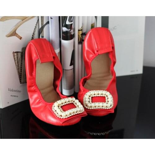 Spring Female Shoe 2021 New Women Flats Genuine Leather Lady Soft Bottom Shoes For Mother Shoes Wedge Ballerina Ballet Loafers