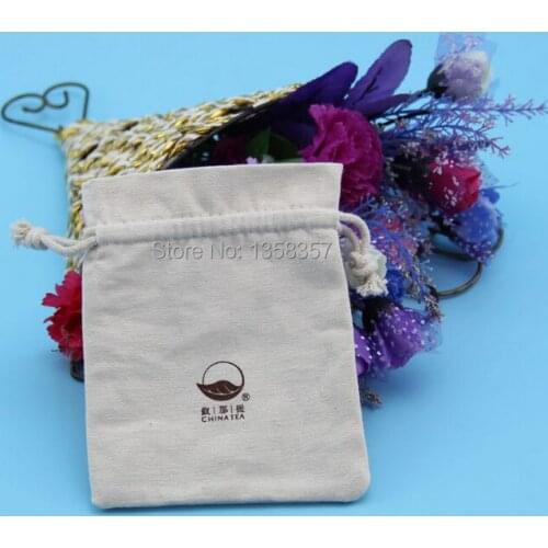 100pcs/lot CBRL small cotton jewelry pouch cotton gift pouch cotton drawstring pouch bag mobile phone bag jewelry bag