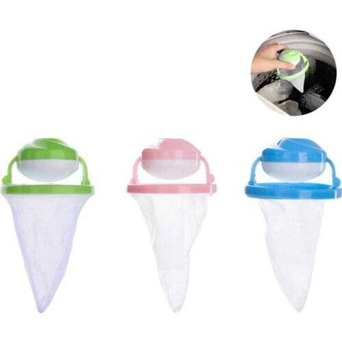 3pcs Reusable Washing Machine Floating Mesh Filter Bag, Hair Remover Tool For Washing Machine, Floating Pet Fur Catcher
