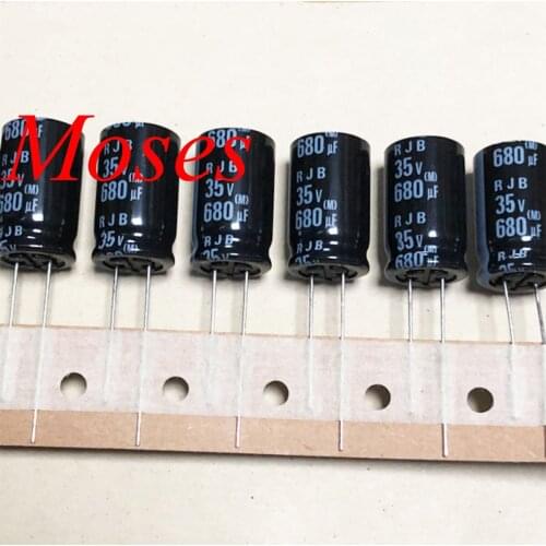 35v 680uf +/- 20% Capacitance 100% Original New RJB Audio Capacitors Electrolytic Capacitor Radial 13x20mm
