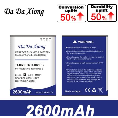 2450mAh TLI020F1 TLI020F2 Battery for Alcatel PIXI 4 5045D / Pop 2 5042D J726T J726T-so2 J728T TCL J726T C7 7040D TCL J720 J720T
