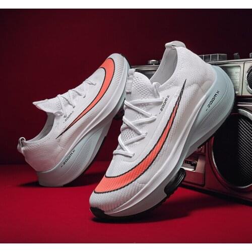 Men&womens Sneakers Breathable Unisex Vulcanized Shoes Running Jogging Light Half Palm Air Cushion Shoes for Couple Size36-46