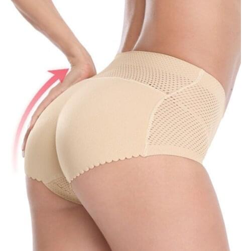 Women Sexy Butt Lifter Panties With Butt Pad Low Waist Trainer Corset Slimming Belt Body Shaper Panty Hip Enhancer Bodysuit