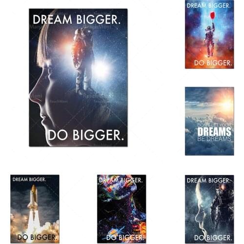 Dream bigger, mural art creation, impression inspiration, creative bureau, decorative art, tails of different styles