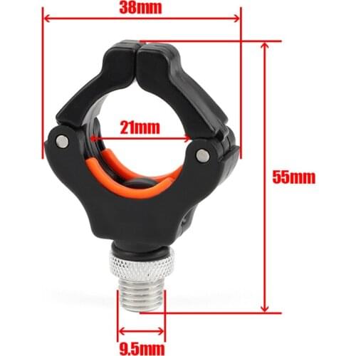 Nylon Portable Fishing Butt Lock Fishing Rod Rest Head Bracket Holder Carp Outdoor Sports Supplies