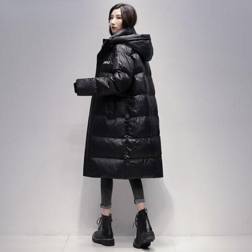 Winter Coat Women Hooded Parkas Puffer Jacket Warm Jackets for Woman 2021 Female Long Casual Clothes Abrigos Para Mujer HLY118