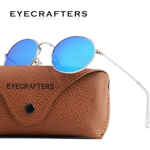 Polarized 2020 Women Driving Metal Eyewear Men Oval Vintage Retro Glasses Small Brand Designer Classic Round Sunglasses Adult