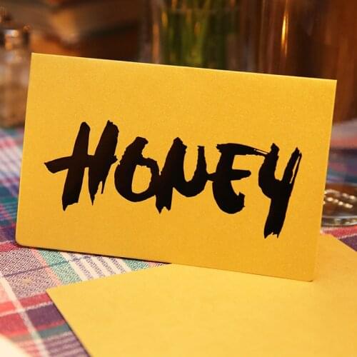 5pcs Fathers Day Mothers Day Greeting Card Thanksgiving Stamping Wholesale Customize Customize Retro Simple Thank you Card