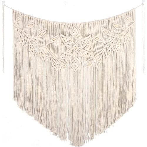 Hand-woven Pendant Macrame Wall Hanging Art Woven Tapestry Bohemian Crafts Decoration Gorgeous Tapestry For Home Bedroom
