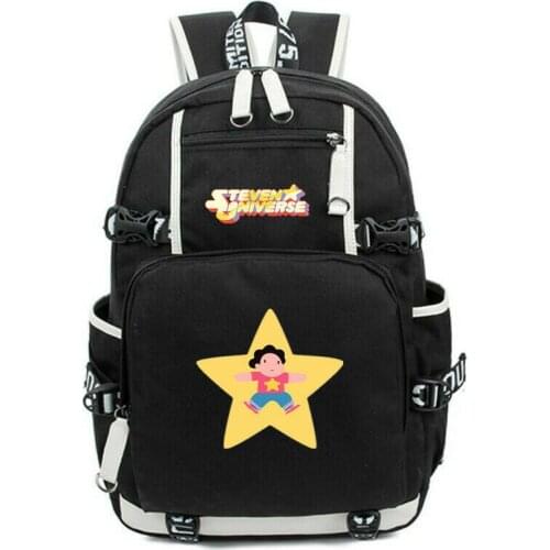 Steven Universe Gregs Star Backpack Teenagers Capacity Schoolbag Men Travel Bags Mochila