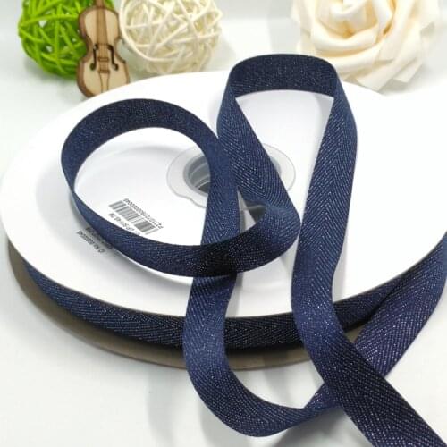 3/4" inch 19mm Silver Purl Herringbone Twill Ribbon for Hairbands and Hairbows