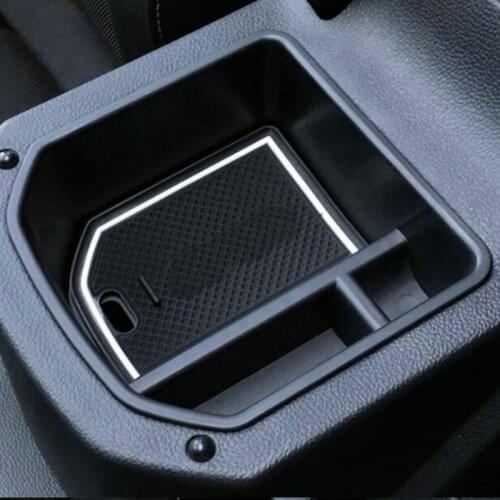 SBTMY Car central storage box locker box Car styling Glove box For Volkswagen T-ROC T ROC 2018 Accessories