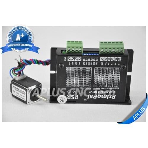 NEMA 8 Stepper Motor (1.96oz-in/28mm/0.6A) + Stepper Motor Driver PSR4020