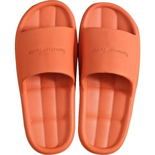 2021 Unisex Slippers Women Men Couple Waterproof Sandals Bathroom Summer Beach Non-slip Indoor Home Soft Sole Loafer