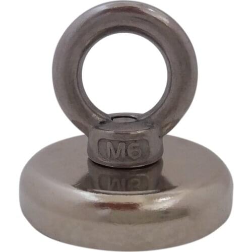 Super Strong Neodymium Magnet Pot Fishing Salvage Magnets Neodymium Round Powerful Magnetic Hook Sea Fishing Magnet Searcher