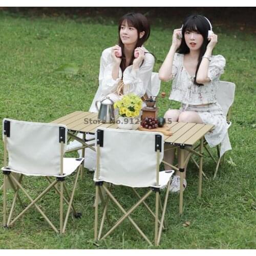 Outdoor Folding Chair Camping Fishing Telescopic Portable Ultra-light Stool Art Student Sketching Backrest Maza