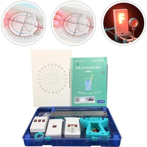 1 Set Physics Science Experiment Kit Optics Experiment Learning Starter Kit Junior High School Material Experiment Equipment Box