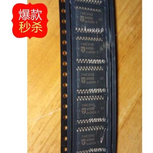 10PCS New original authentic 74HC374D latch 7.2MM width SOP20 Original