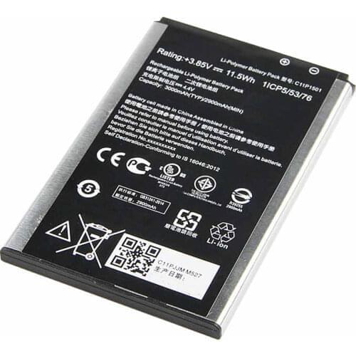 1x C11P1501 3000mAh Battery For ASUS ZenFone2 Laser 5.5"/6" zenfone selfie ZE550KL ZE600KL ZE601KL Z00LD Z011D ZD551KL Z00UD 2