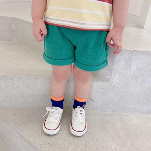 2021 Short Spring Summer Thin Casual Pants Boys Kids Trousers Children Clothing Teenagers Formal Outdoor Elastic Waist High Qual