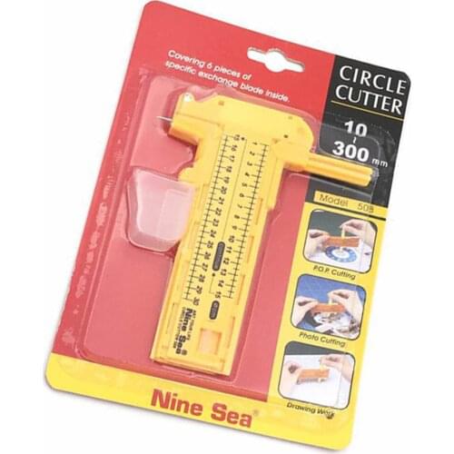 508 Circle Cutter Round Draw Compasses Knife Utility Knife Essential Sewing Tool 10-300