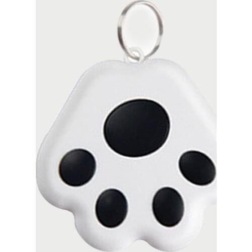 Wireless Bluetooth GPS Tracker Alarm Key Mini Pet Finder Locator Cute Pet Paw For Wallet Bags Car Anti-lost Tracker Device