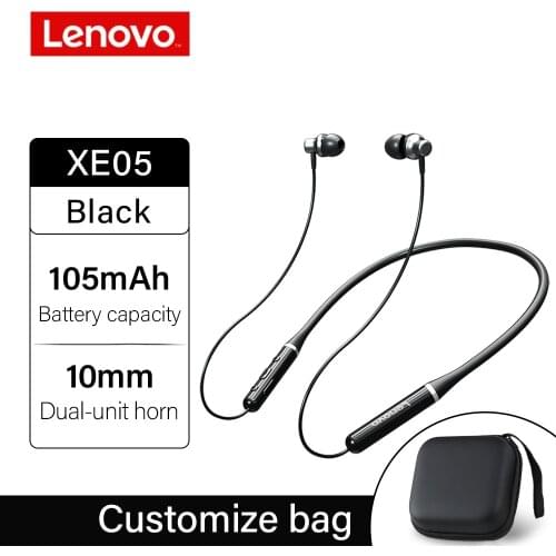Lenovo XE05 Earphone Bluetooth 5.0 Wireless Headphones Stereo Earphones IPX5 Waterproof Sport Headset With Noise Cancelling Mic