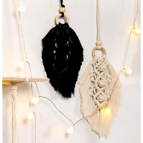 Bohemian Tapestry Wall Hanging Home Decoration Accessories Hand-woven Cotton Rope Charm Car Wall Decor For Living Room 2021 New