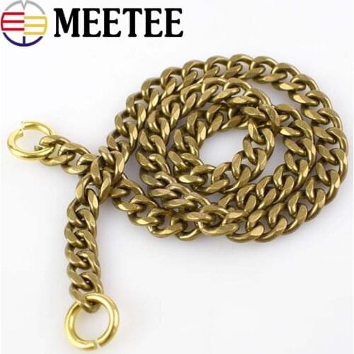 2.5*9*11mm Solid Brass Wallet Chain For Men Belt Pants Keychain Trousers Jeans Metal Buckle Clips Snap Hook DIY Accessories