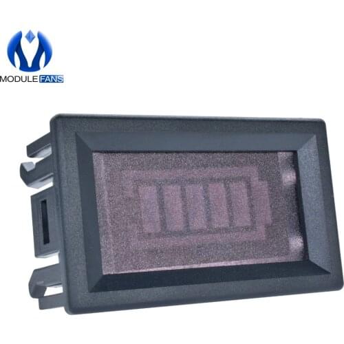 DC 12V Acid Lead Battery Capacity Indicator Red Digital LED Tester Batteries Indicator Diy Electronic Module Diy Kit Pcb Board