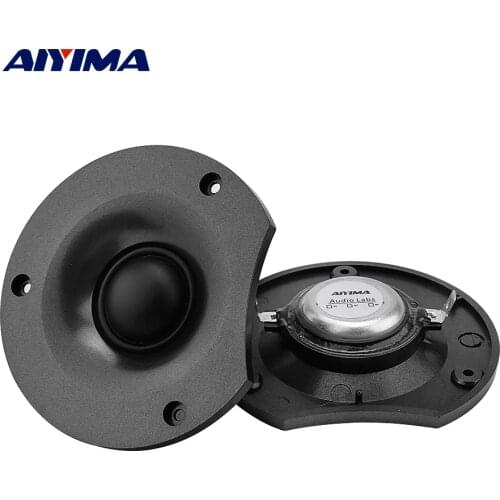 AIYIMA 2Pcs Tweeter Audio Speaker 12 Ohm 50W Silk Film Neodymium Magnet Loudspeaker DIY Sound Music Speaker HomeTheater