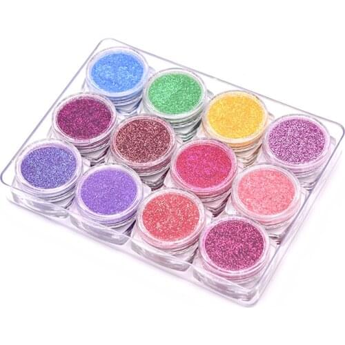 Eco-friendly Iridescence ultra fine Nail Glitter cosmetic glitter for lips Nail makeup Craft DIY Accessories