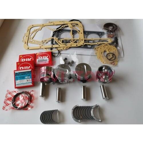 EV For Mitsubishi engine rebuild kit S4L S4L2 piston + ring cylinder liner full gasket kit