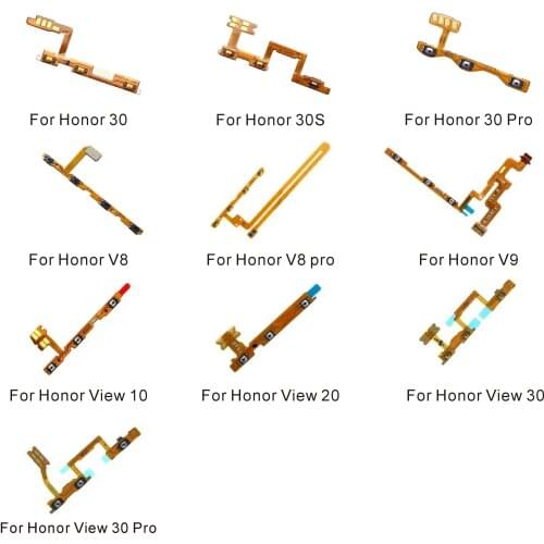 Power on/off & volume up/down buttons flex cable Replacement For Huawei Honor V8 Pro V9 30 30Pro 30S View10 View 20 30 30Pro
