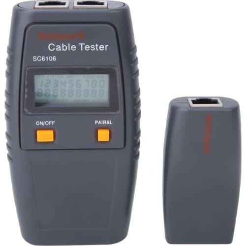 Hot Sale LAN Network Wire Cable Tester Portable Electrical Line Finder Testing with LCD Display Circuit Breaker LCD Cable Tester