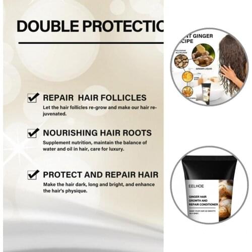 Deep Penetration Compact Ginger Oil Hair Growth Repair Conditioner for Female