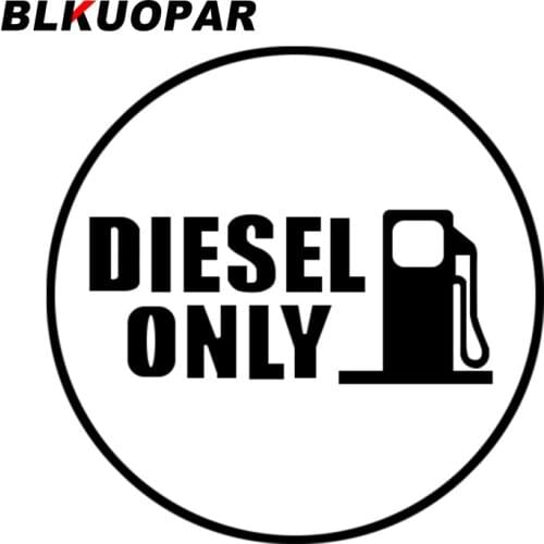BLKUOPAR for Diesel Fuel Car Stickers Sunscreen Personality Decals JDM Accessories Refrigerator Waterproof Vinyl Material Decor