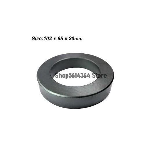 OD=102mm/4'' ID=65mm/2.6'' T=20mm/0.8'' large power transformer ferrite core isolator ferrite ring RF choke MnZn PC40 ,1pcs/lot