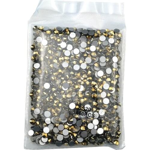 Flatback Glass Crystals Nail Rhinestones SS3-SS30 Non HotFix Rhinestones For Nail Art Craft Fabric Wedding Accessories