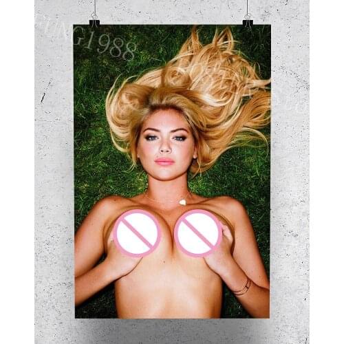S078 Kate Upton (9) Star Sexy Beautiful Girl Model Wall Posters Prints Silk Art Painting For Home Bedroom Decor