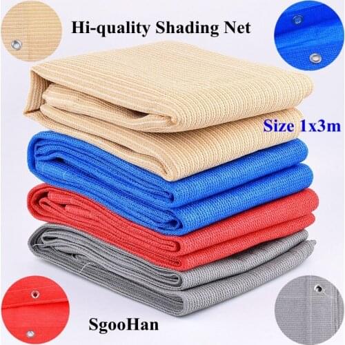 1x3m Anti-UV HDPE Sun Shading Net Home Courtyard Balcony Fence Safety Net Shade Cloth Succulent Plant Cover Shelter Sunshade Net