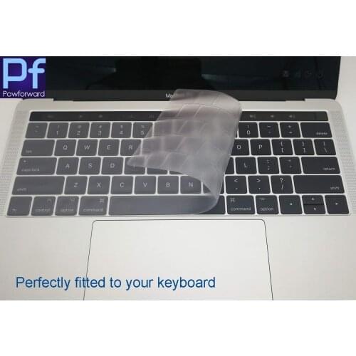 For MacBook Pro with Touch Bar 13" and 15" 2016 2017 2018 A1706 A1707 A1989 A1990 Silicone Keyboard Cover Protector