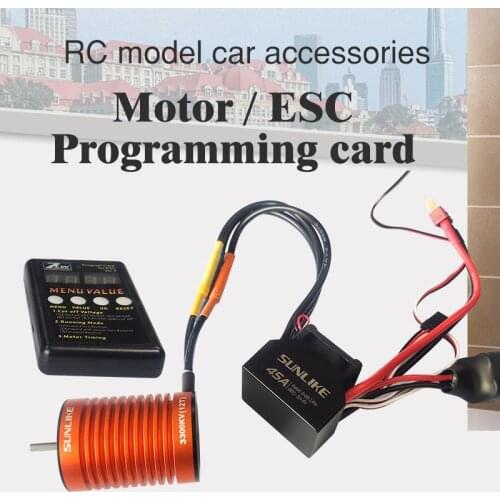 SUNLIKE SL3650T 13T 12T 10T 9T Brushless Motor 45A Brushless ESC Electric Speed Controller Dust-proof for 1:10 1/10 RC Car