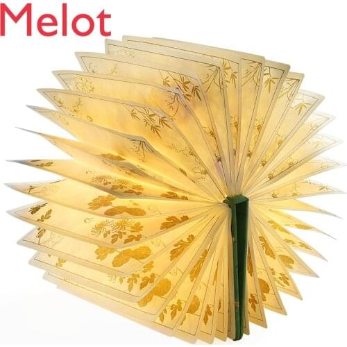 Creative Paper Art Book Lamp Folding Book Lamp Paper Carving Cultural Creative Gift Museum Night Light Birthday Gift Lamp
