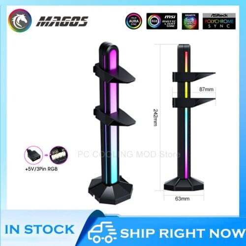 GPU Bracket Vertical 5V ARGB Belief lamp Graphics Card VGA Companion Support Blade GPU Holder