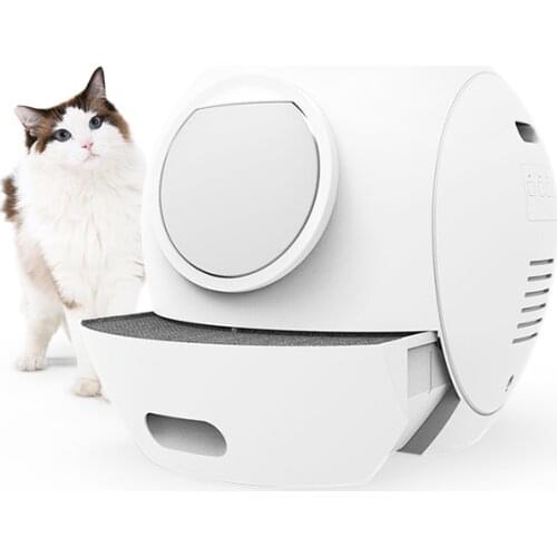 Enclosed Portable Automatic Cat Litter Toilet Furniture Auto Smart Intelligent Self Cleaning Cat Litter Box For Cat