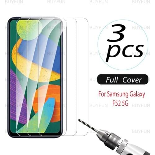 Screen protector For Samsung F52 5G 6.6 inch 3pcs front tempered glass for samsung samsun F52 f 52 SM-E5260 Anti-scratch film